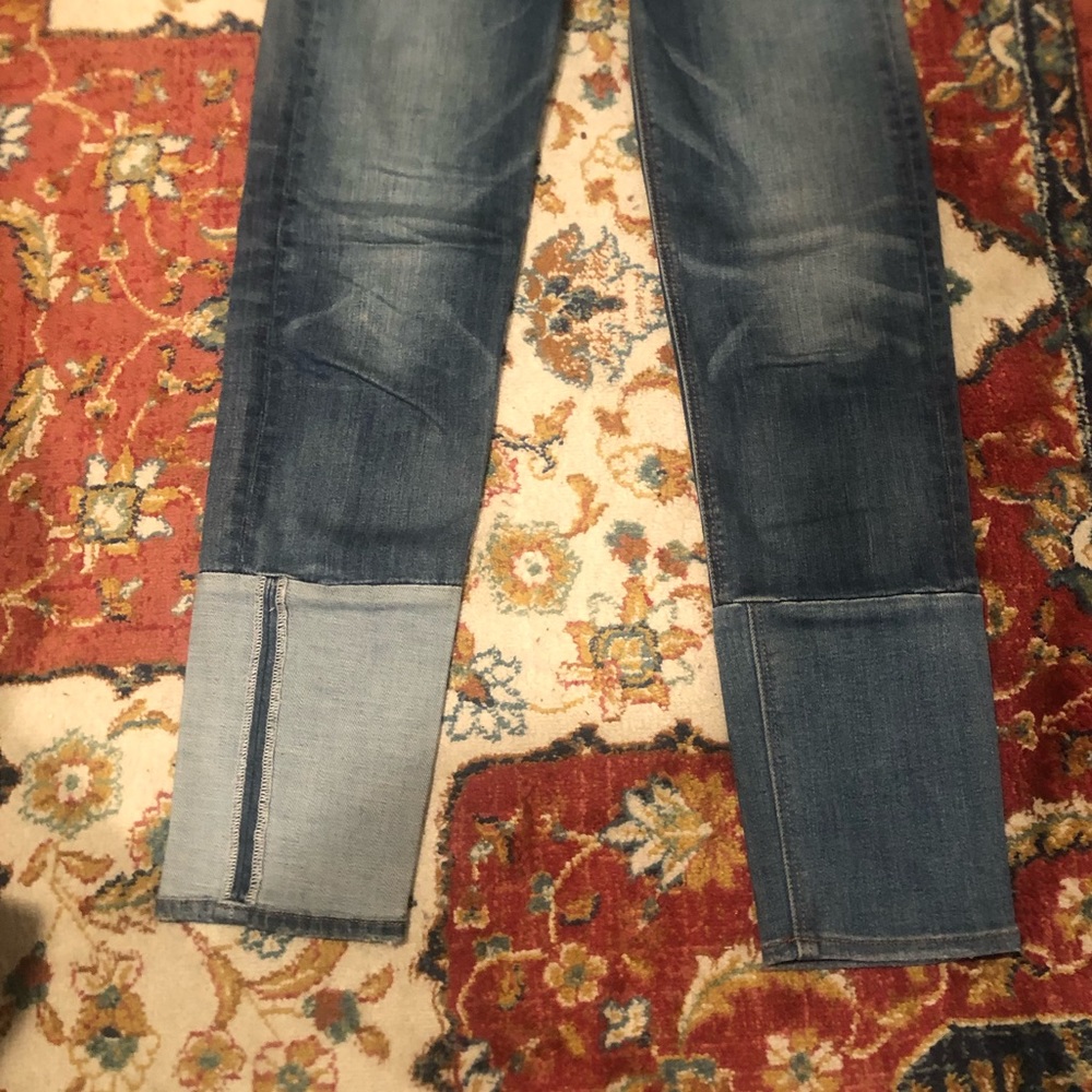 Colorblock Patchwork Jean - Picture 3 of 6